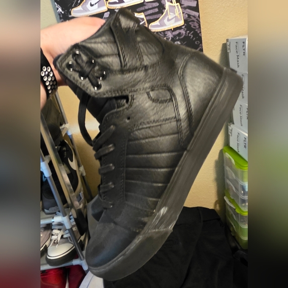 Supra Skytop 1 Red Carpet - Black High-Top Men's Sneakers - Picture 2 of 5